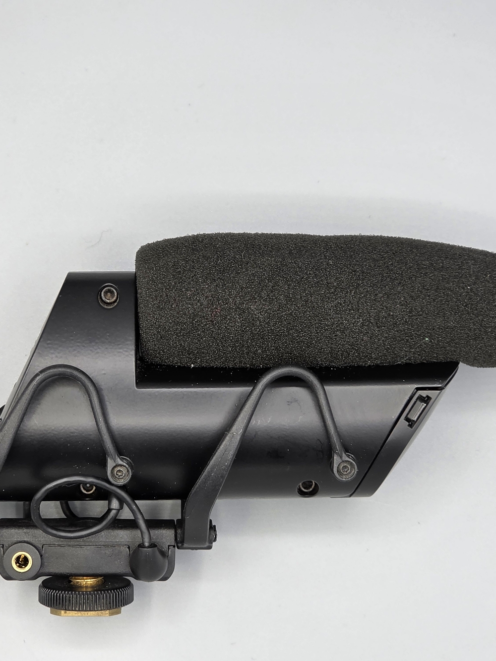 Shure Black Shotgun Microphone with Foam Windshield